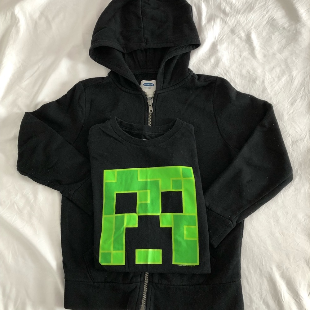 Boys - Minecraft Hoodie Bundle - Sz 7(Sm)